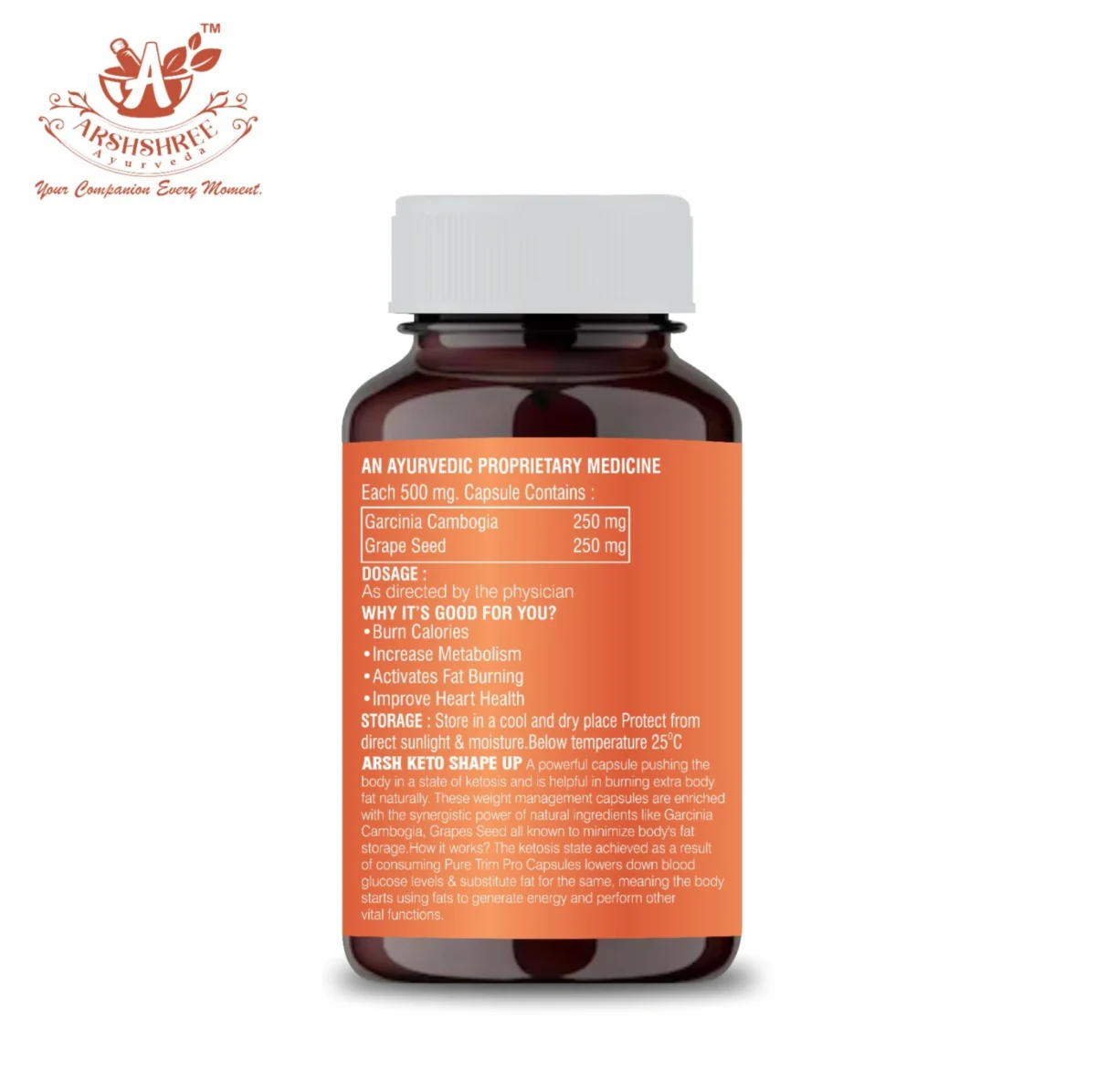 Keto Shape Up Capsule – Ayurvedic Medicine for Slim Body in India - Image 3
