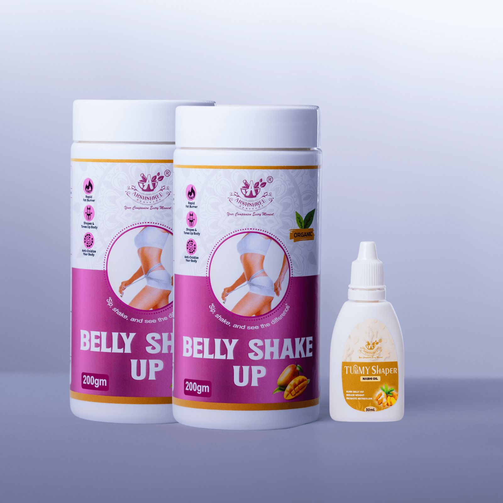 TWO BELLYSHAKE + FREE SLIM OIL
